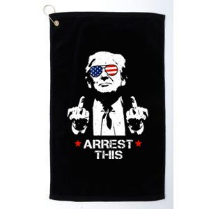 Donald Trump Arrest This Funny 2024 Election Platinum Collection Golf Towel