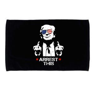 Donald Trump Arrest This Funny 2024 Election Microfiber Hand Towel