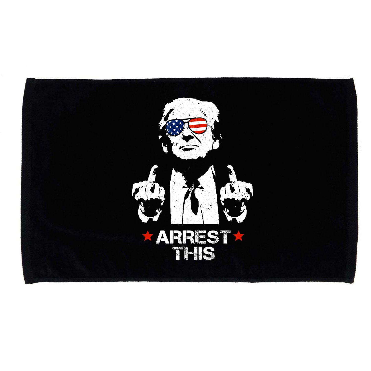Donald Trump Arrest This Funny 2024 Election Microfiber Hand Towel