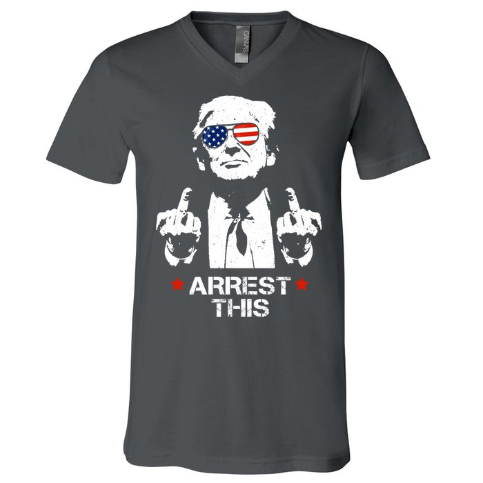 Donald Trump Arrest This Funny 2024 Election V-Neck T-Shirt