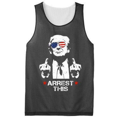 Donald Trump Arrest This Funny 2024 Election Mesh Reversible Basketball Jersey Tank