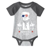 Donald Trump Arrest This Funny 2024 Election Infant Baby Jersey Bodysuit