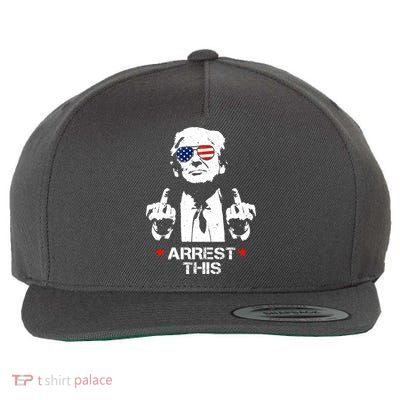 Donald Trump Arrest This Funny 2024 Election Wool Snapback Cap
