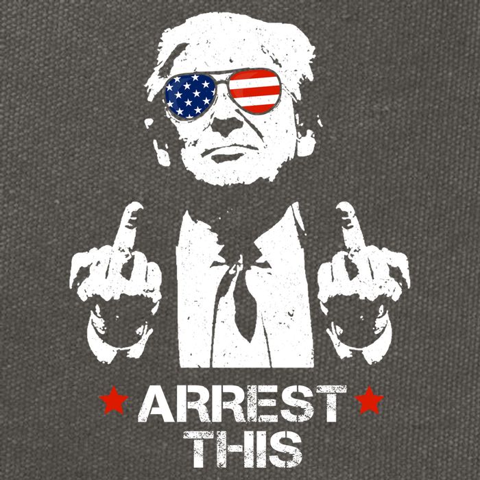 Donald Trump Arrest This Funny 2024 Election Cotton Canvas Backpack