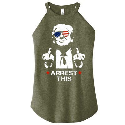 Donald Trump Arrest This Funny 2024 Election Women’s Perfect Tri Rocker Tank