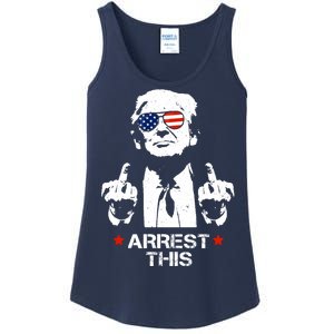 Donald Trump Arrest This Funny 2024 Election Ladies Essential Tank