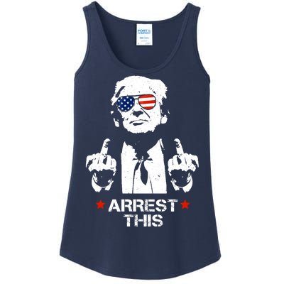 Donald Trump Arrest This Funny 2024 Election Ladies Essential Tank