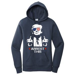 Donald Trump Arrest This Funny 2024 Election Women's Pullover Hoodie