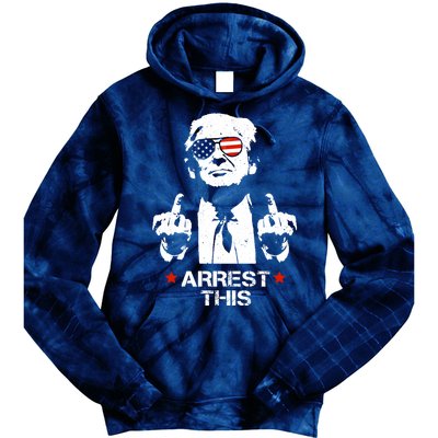 Donald Trump Arrest This Funny 2024 Election Tie Dye Hoodie