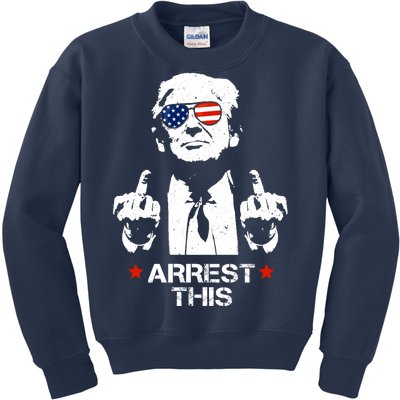 Donald Trump Arrest This Funny 2024 Election Kids Sweatshirt