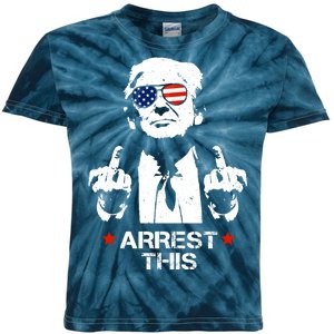 Donald Trump Arrest This Funny 2024 Election Kids Tie-Dye T-Shirt