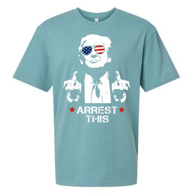 Donald Trump Arrest This Funny 2024 Election Sueded Cloud Jersey T-Shirt