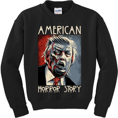 Donald Trump Horror Story Kids Sweatshirt
