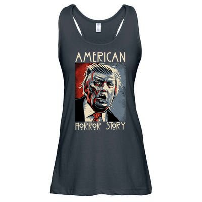 Donald Trump Horror Story Ladies Essential Flowy Tank
