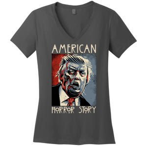 Donald Trump American Horror Story Women's V-Neck T-Shirt