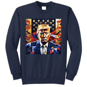 Donald Trump Art Cubist Sweatshirt