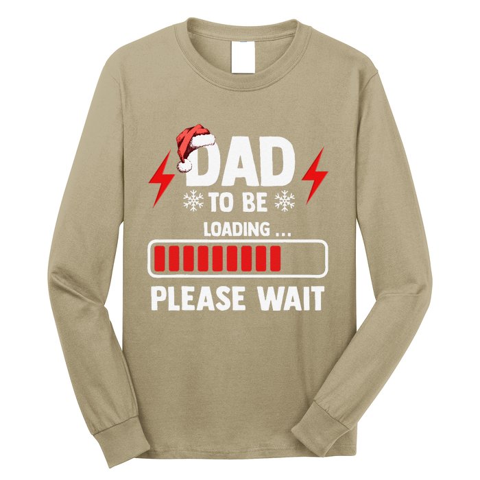 Dad To Be Loading Please Wait Christmas Long Sleeve Shirt