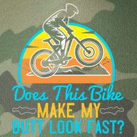 Does This Bike Make My Butt Look Fast Mountain Biking Legacy Tie Dye Trucker Hat