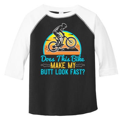 Does This Bike Make My Butt Look Fast Mountain Biking Toddler Fine Jersey T-Shirt