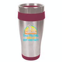 Does This Bike Make My Butt Look Fast Mountain Biking 16oz Travel Tumbler