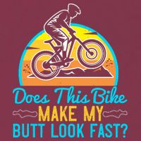 Does This Bike Make My Butt Look Fast Mountain Biking 16oz Travel Tumbler