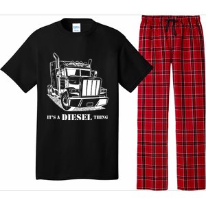 Diesel Thing Big Rig Semi Trailer Truck Driver Trucker Gift Pajama Set