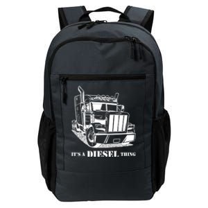 Diesel Thing Big Rig Semi Trailer Truck Driver Trucker Gift Daily Commute Backpack