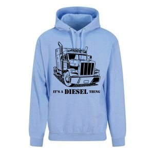 Diesel Thing Big Rig Semi Trailer Truck Driver Trucker Gift Unisex Surf Hoodie