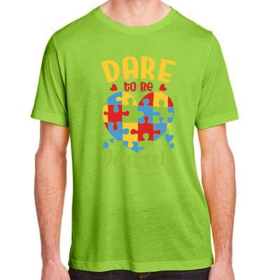 Dare To Be Yourself Autism Awareness Month Teacher Mom Gift Adult ChromaSoft Performance T-Shirt