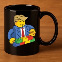 Donald Trump Building Wall Funny Toy 11oz C Handle Ceramic Mug