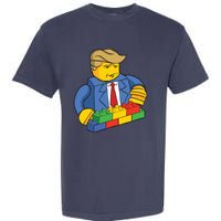 Donald Trump Building Wall Funny Toy Garment-Dyed Heavyweight T-Shirt