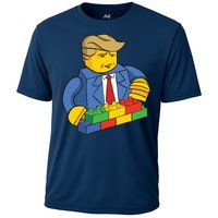 Donald Trump Building Wall Funny Toy Cooling Performance Crew T-Shirt