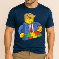 Donald Trump Building Wall Funny Toy Cooling Performance Crew T-Shirt