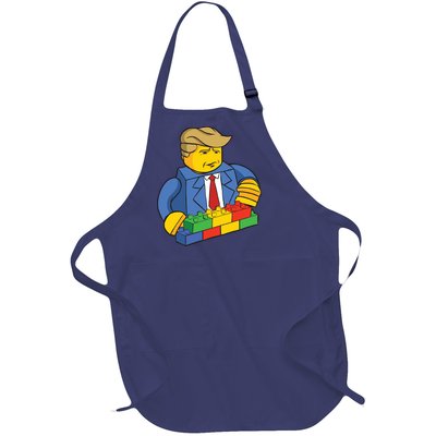 Donald Trump Building Wall Funny Toy Full-Length Apron With Pockets