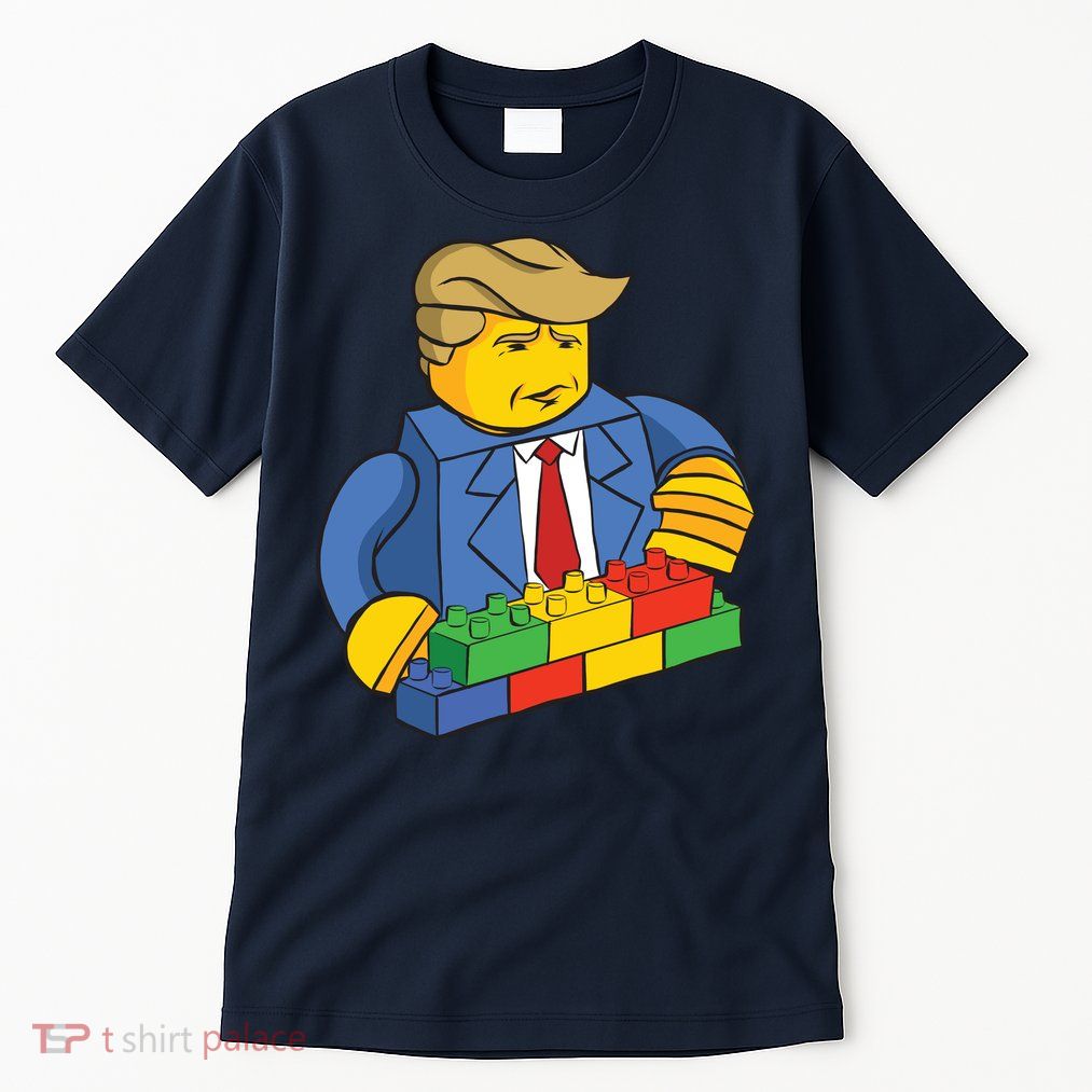 Donald Trump Building Wall Funny Toy Tall T-Shirt