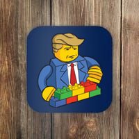 Donald Trump Building Wall Funny Toy Coaster