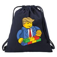 Donald Trump Building Wall Funny Toy Drawstring Bag