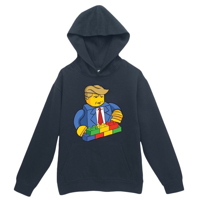 Donald Trump Building Wall Funny Toy Urban Pullover Hoodie