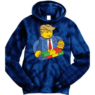 Donald Trump Building Wall Funny Toy Tie Dye Hoodie