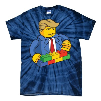 Donald Trump Building Wall Funny Toy Tie-Dye T-Shirt