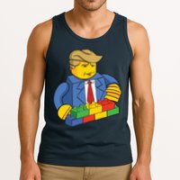 Donald Trump Building Wall Funny Toy Tank Top