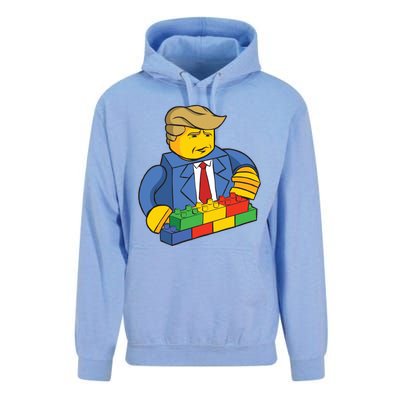 Donald Trump Building Wall Funny Toy Unisex Surf Hoodie