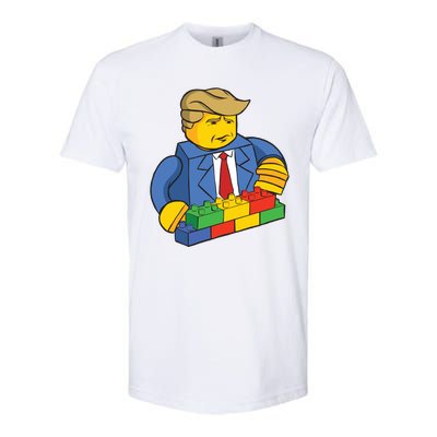 Donald Trump Building Wall Funny Toy Softstyle® CVC T-Shirt