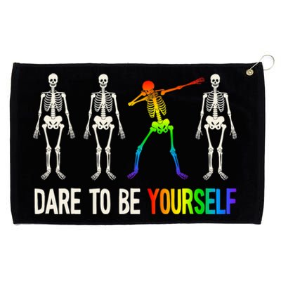 Dare To Be Yourself Gift Lgbt Pride Gift Lgbtq Gift Grommeted Golf Towel