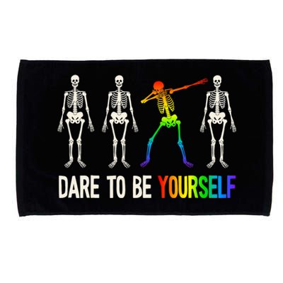 Dare To Be Yourself Gift Lgbt Pride Gift Lgbtq Gift Microfiber Hand Towel