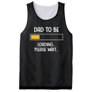 Dad To Be Loading Please Wait Fathers Day Mesh Reversible Basketball Jersey Tank