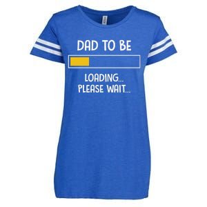 Dad To Be Loading Please Wait Fathers Day Enza Ladies Jersey Football T-Shirt