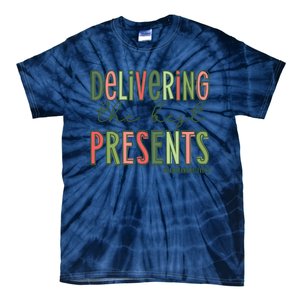 Delivering The Best Presents Labor And Delivery Christmas Tie-Dye T-Shirt