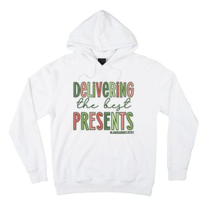 Delivering The Best Presents Labor And Delivery Christmas Hoodie