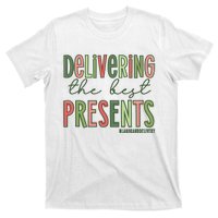 Delivering The Best Presents Labor And Delivery Christmas T-Shirt